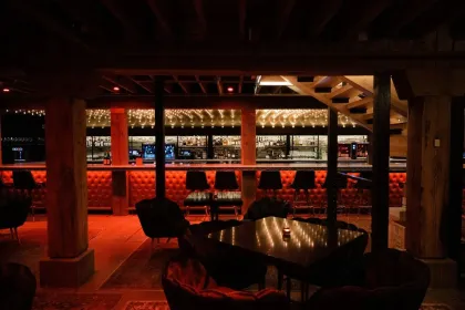 Maison Margaux's basement bar