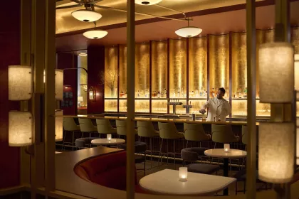 Mara's bar area at the Four Seasons Hotel Minneapolis