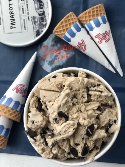 Pavarotti ice cream at Sebastian Joe's