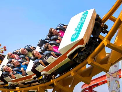 The Corkscrew roller coaster at Valleyfair
