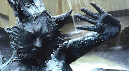 The "Wildcat Dreaming" at the center of "Fountain of the Wind"