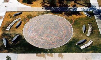 Janet Lofquist's "Crosswater" piece in Bemidji