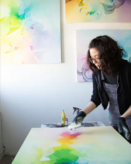 Art-a-Whirl artist Kelly Helsinger