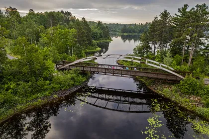 The Biwabik stretch of the Mesabi Trail
