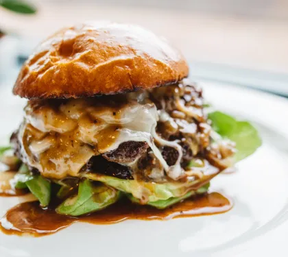 Spoon &amp; Stable's Dirty French burger