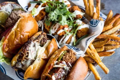 Blue Door Pub burgers