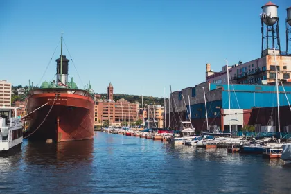 William A. Irvin in Canal Park