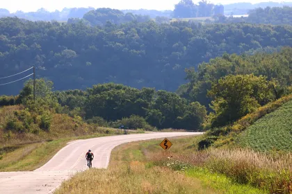 Gravel biking in Bluff Country