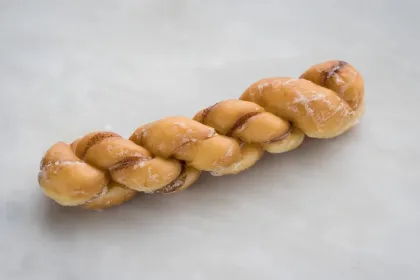 A raised glazed twist from La Boulangerie Marguerite