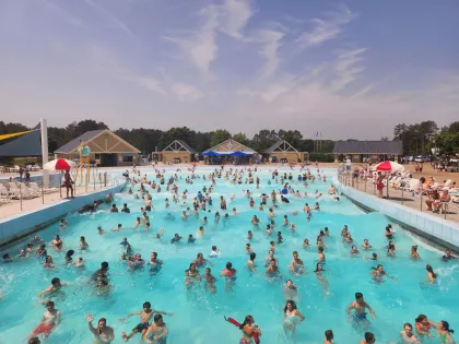 Bunker Beach Water Park in Bunker Hill Regional Park
