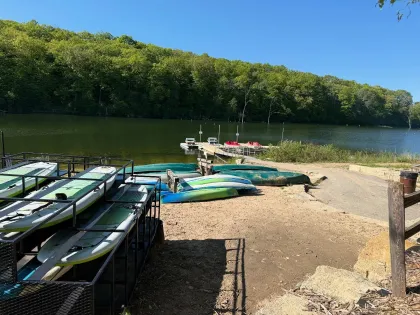 Kayaks at Chester Woods Beach House