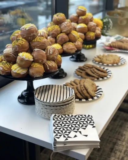 Funner Brothers' giant donut holes