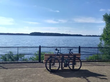 An overlook along the Lake Minnetonka LRT Trail