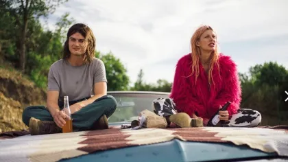 Joe Keery and Camila Morrone in "Marmalade"