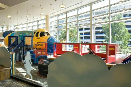 One of the two play areas at MSP Airport