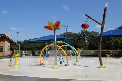 Oak Hill Park splash pad