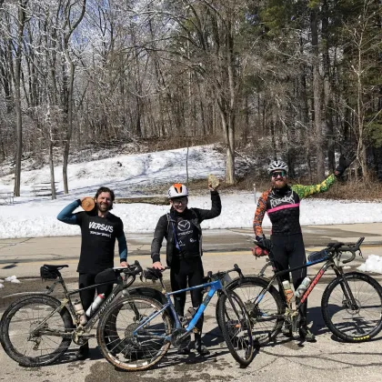 The top three finishers in 2023's Ragnarök 105