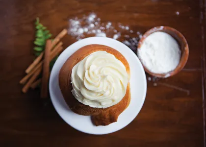 A pastry at Mon Petit Cheri