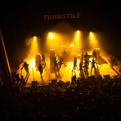 Turnstile on their 2022 tour