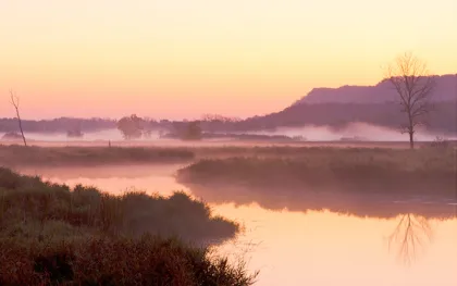 Fall colors in the Whitewater River Valley