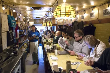 A busy morning at Al's Breakfast