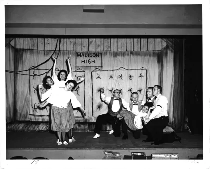 A local production of "Music Man" in 1963