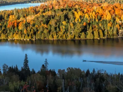 Fall fishing near Lutsen