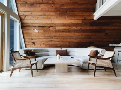 Lilla Norr A-frame interior