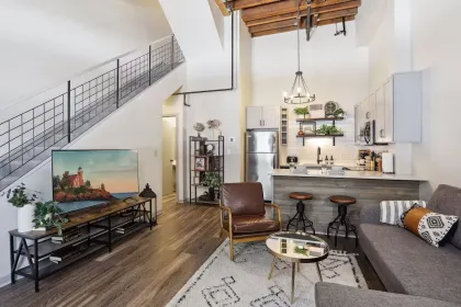 Modern historic loft in downtown Minneapolis' North Loop neighborhood