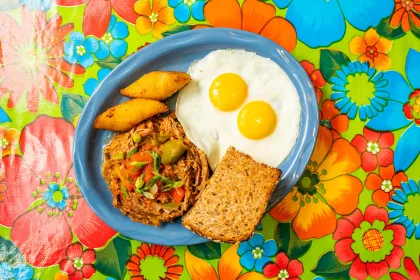 The ropa vieja breakfast at Victor's 1959 Cafe