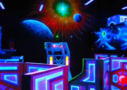 Zero Gravity's laser tag course