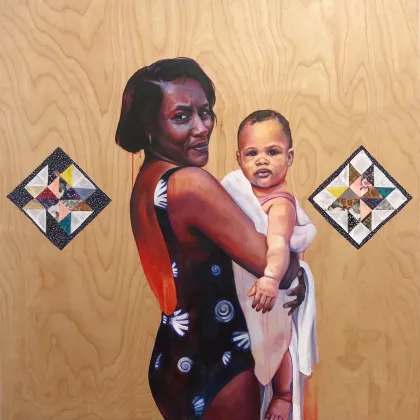 Leslie Barlow's "Grandmother and Child"