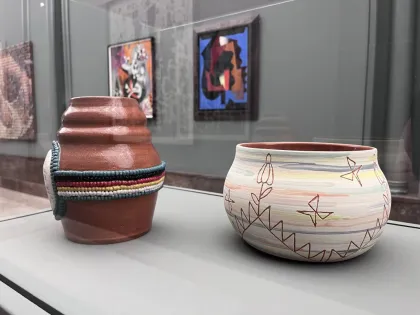 Featured ceramic pieces at the Minnesota Museum of American Art