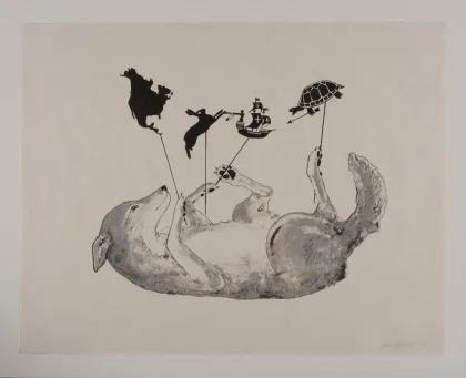 Julie Buffalohead's "Revisionist History Lesson"