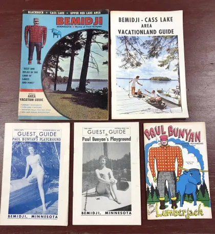 Vintage Bemidji guides from Grandma's Attic Antiques