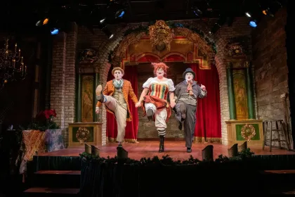 An Open Eye Theatre production of "Scrooge in Rouge"