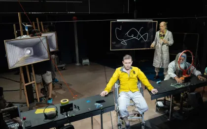 The Wooster Group's "Symphony of Rats" production