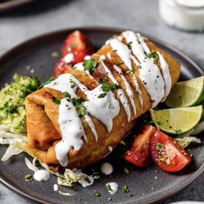 The chimichanga at Los Cactus