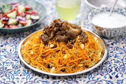 Kabuli palao at Afghan Dabar