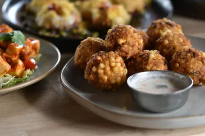 Sabudana vada at Muddy Tiger