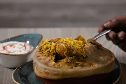 A special biryani dish at Raag