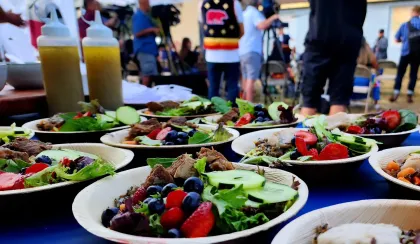 Intertribal Foodways caters an event for the Red Lake Nation Embassy
