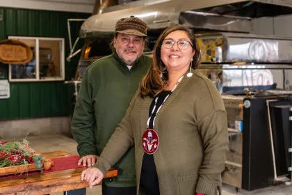 Bruce and Tawny Savage of Spirit Lake Native Farms