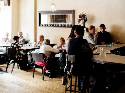 Tilia's dining room