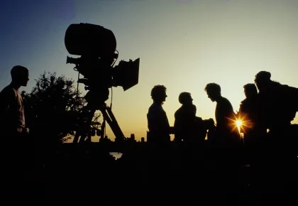 The set of the HBO show "Laurel Avenue"