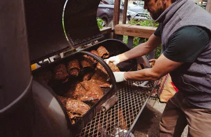 The smoker at Clancey's Meat &amp; Fish