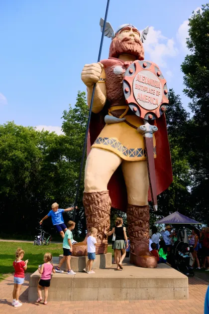 Alexandria's iconic Big Ole statue