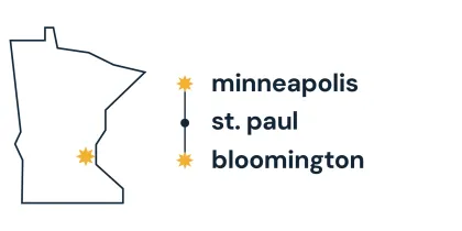Itinerary Map: Twin Cities