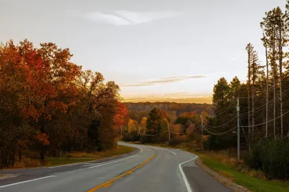 Peak fall colors on the St. Croix Scenic Byway