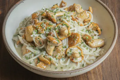 Chanterelle pasta